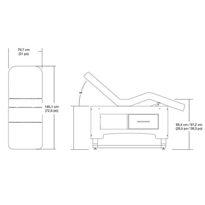 Silhouet-Tone Nevada Premium Table