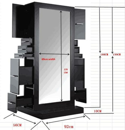 Maddox Double Sided Styling Station - Stainless Steel