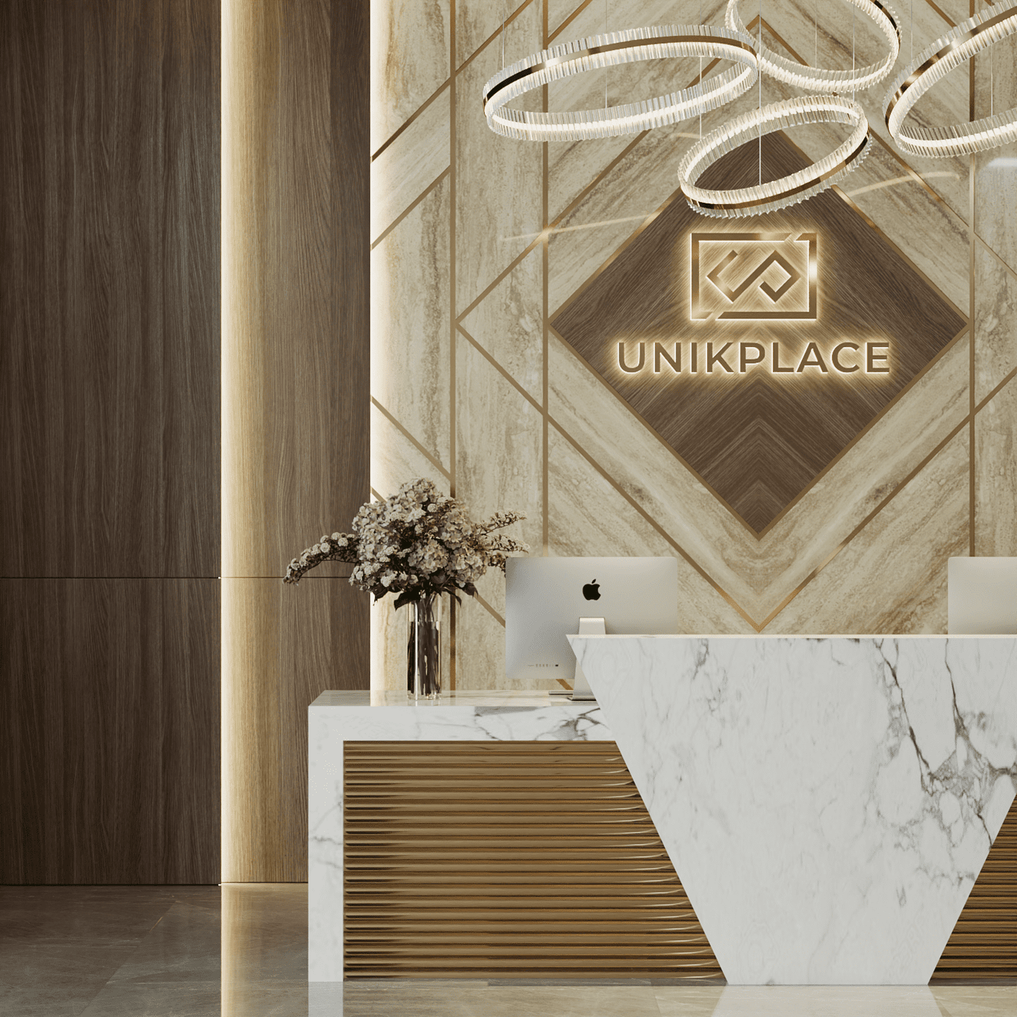 Custom UnikPlace 02 Reception Desk