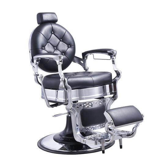 Vanquish Vintage Barber Chair - Chrome Frame