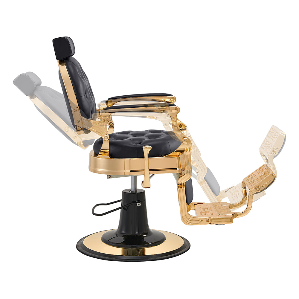 Princeton Barber Chair - Gold Frame