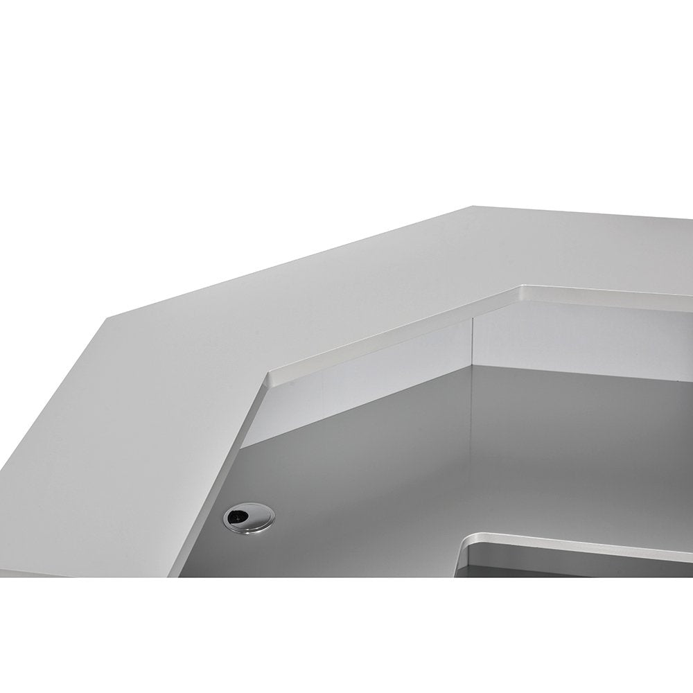 Valencia LED Reception Desk - Center