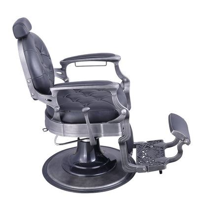 Vanquish Antique Barber Chair - Brushed Frame