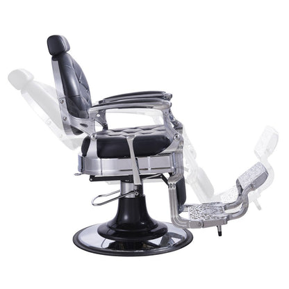 Vanquish Vintage Barber Chair - Chrome Frame