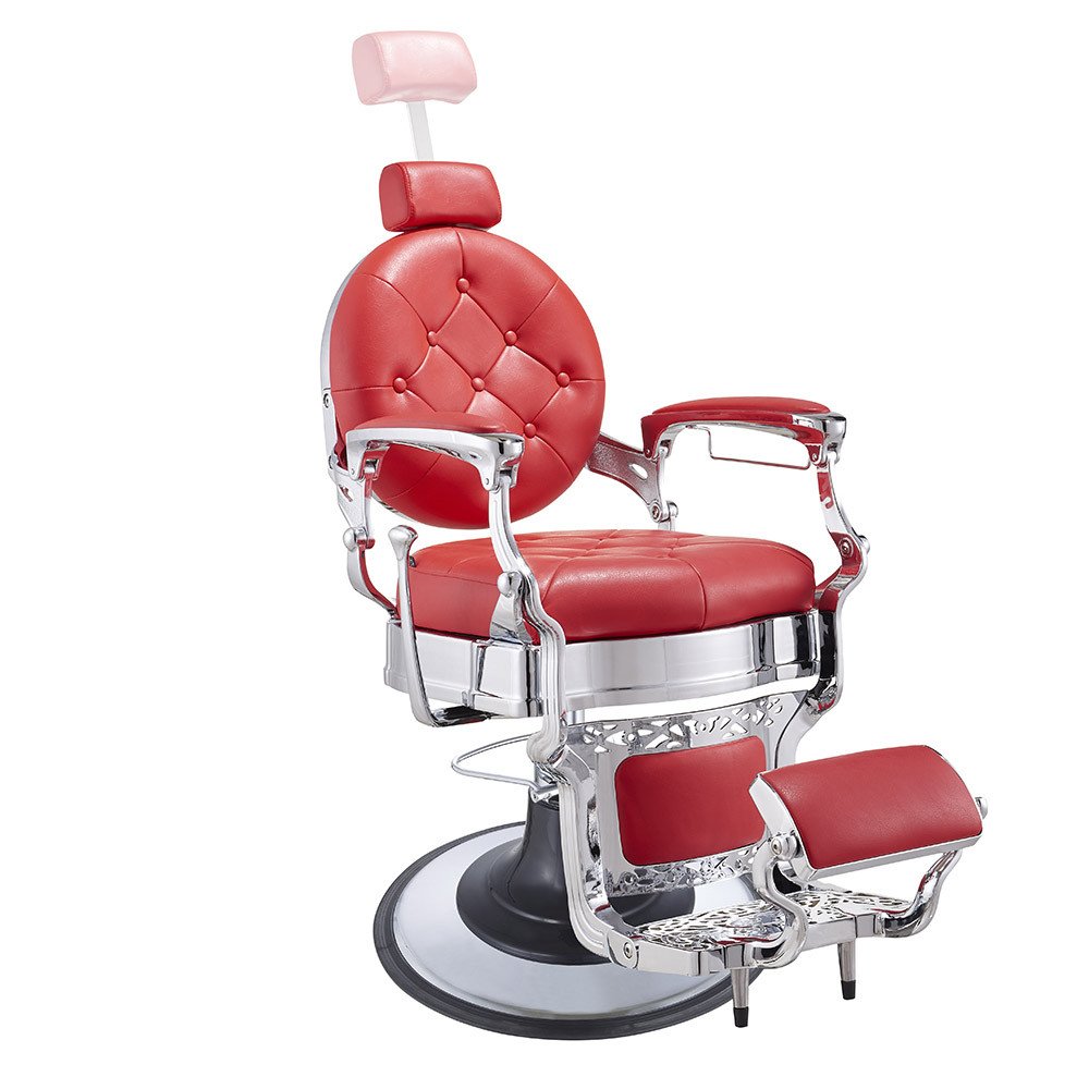 Vanquish Vintage Barber Chair - Chrome Frame