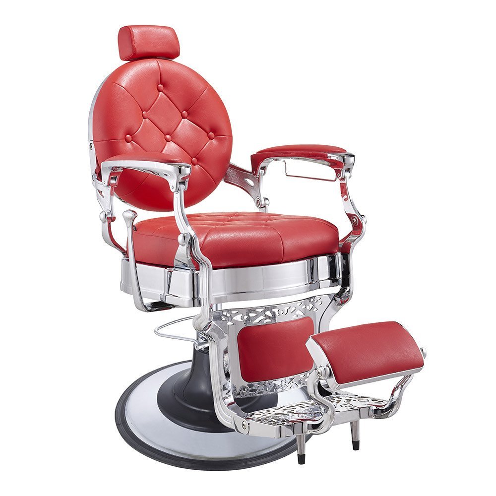 Vanquish Vintage Barber Chair - Chrome Frame